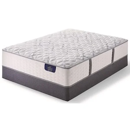 Queen Extra Firm Pocketed Coil Mattress and Bellagio Boxspring